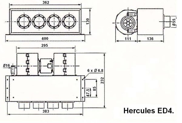 Hercules ED4 Matrix Heater -306