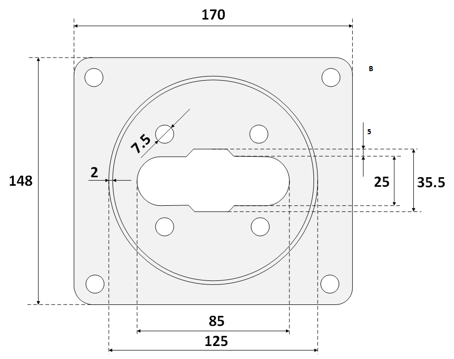 MV Airo Flanged Mounting Plate – MV Heating